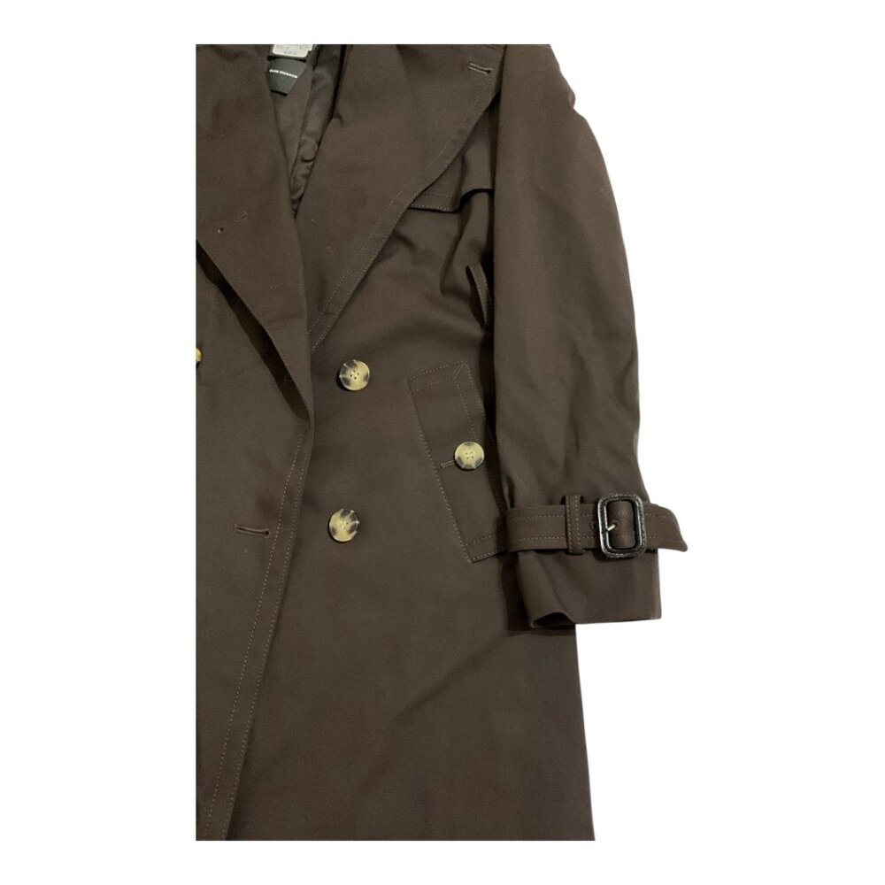 Club Monaco Matie Trench Coat Espresso Brown Womens Size S NWT $329 MSRP - Picture 2 of 7